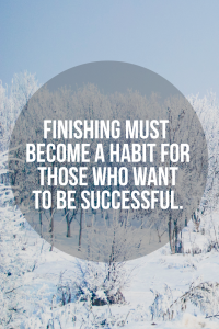 finishing